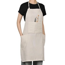 Painting Apron for Men and Women, Professional for Acrylic, Oil and Watercolor