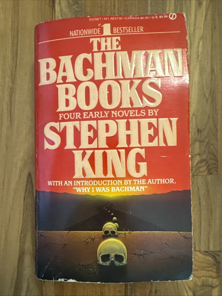 THE BACHMAN BOOKS Stephen King ⭐ Signet Edition 1st Printing Four Novels w/ Rage Foto 2 de 4