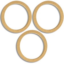 Three Install Bay 10" High Quality wood MDF Speaker Spacer Rings 3/4" Depth SR10
