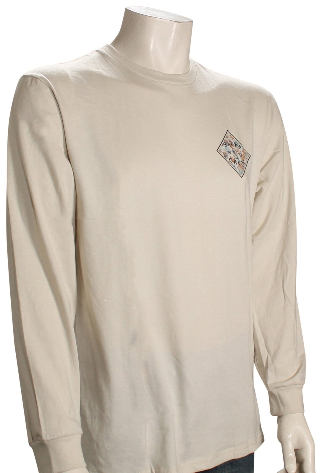 Футболка Salty Crew Choppy Tippet с наполнителем премиум-класса LS - Bone - Новинка 6390₽
