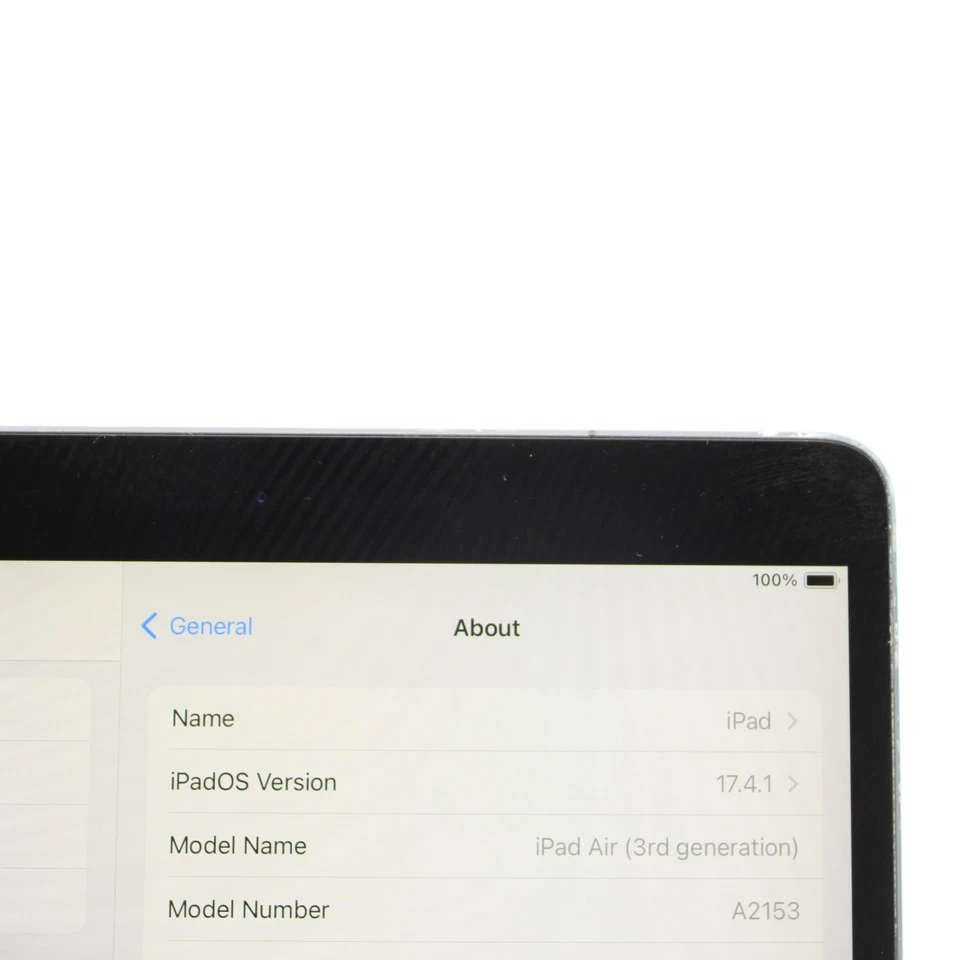 Apple iPad Air (3ª Generación) A2153 64GB Mal Estado | Gris | DESBLOQUEADO Foto 3 de 4