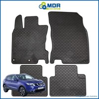 W-Parts 3D Gummi TPE FußMatten Schwarz FüR Nissan Qashqai 2014-2021 J11