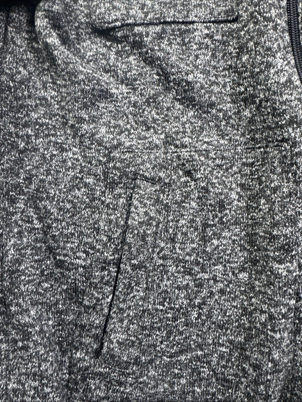 Tasso Elba Full Zip Fleece Lined Knit Jacket Elbow Patches Men's M - product detail image 4