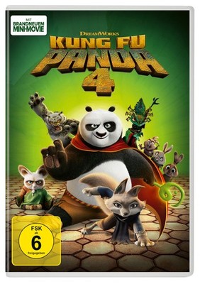 Kung Fu Panda 4 (DVD) Black Jack Cranston Bryan Davis Viola Hoffman (UK IMPORT)