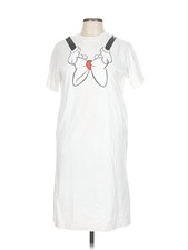 UT for Uniqlo Women White Casual Dress 11