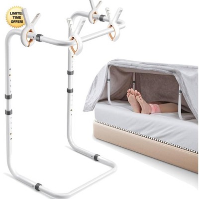 Aluminum Alloy Blanket Lifter for Bed Foot Adjusts from 26-33 inches