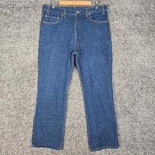 Vtg Levis 517 Jeans Mens 36X30 Fit 35X30 Blue Bootcut Red Tab Denim Made In USA