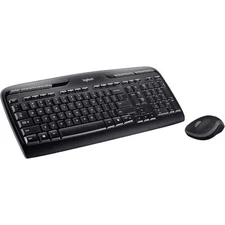 LOGITECH MK320 WIRELESS DESKTOP KEYBOARD/MOUSE USB - BLACK
