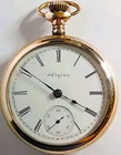 👀🤩GOLD FILLED S/CASED ELGIN, GR:145, 18s, 15Js OPEN FACED POCKET WATCH,FWO🌞👀