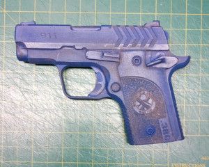 BLUEGUN gun Holster making mold / prop - SPRINGFIELD 911 .380