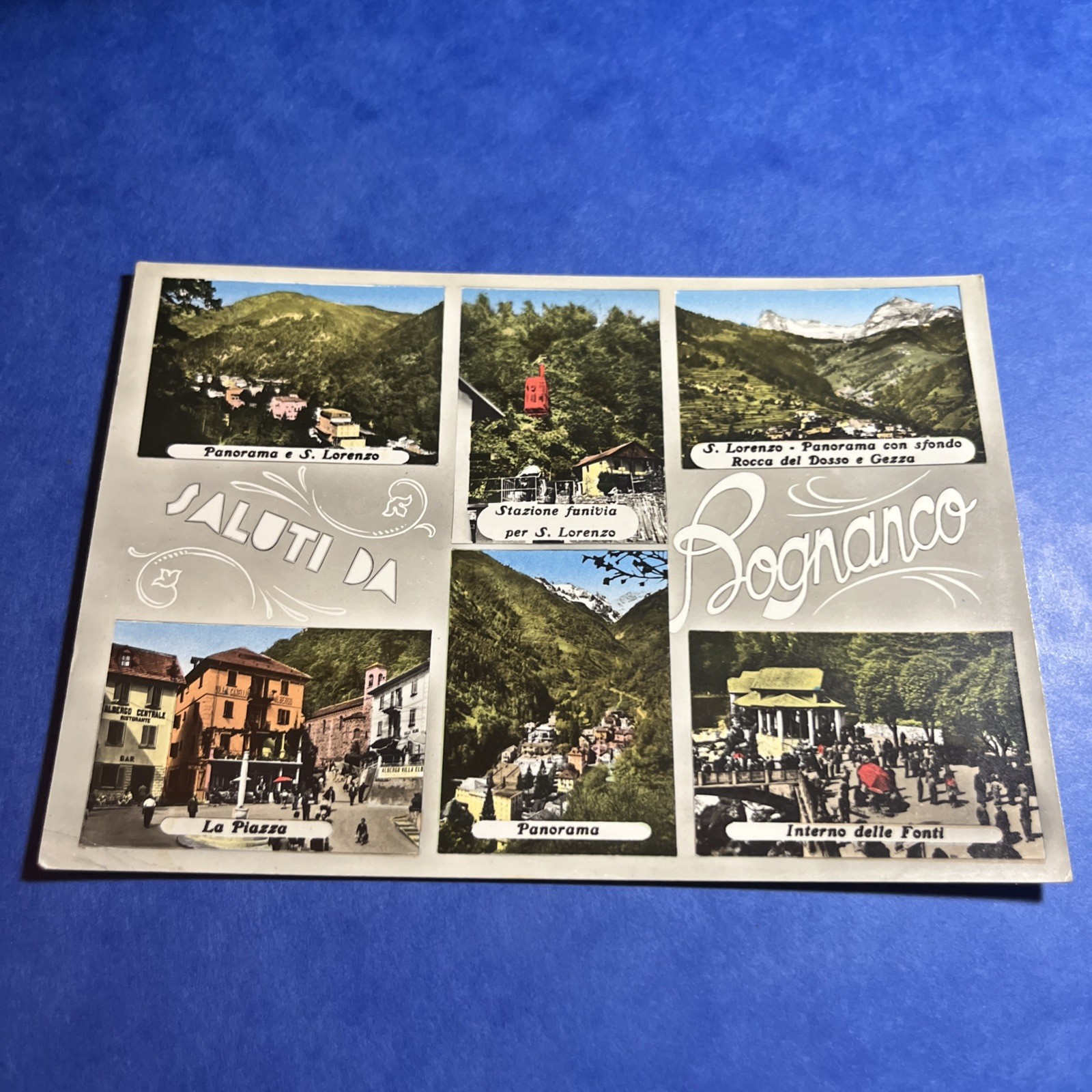 SALUTI DA BOGNACO - DOMODOSSOLA CARTOLINA A COLORI VIAGGIATA VINTAGE COLLEZIONE