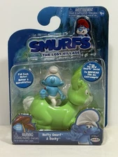 Peyo Smurfs The Lost Village Hefty Smurf & Bucky Figure 2017 Jakks New Sealed