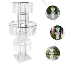 5 Tier Round Flower Stand for Wedding Reception Birthday Party Events Home Decor