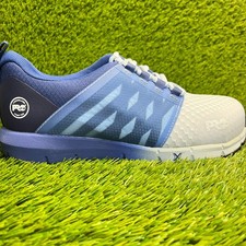 Timberland PRO Radius Womens Size 9 Blue Gray Composite Toe Safety Work Shoes