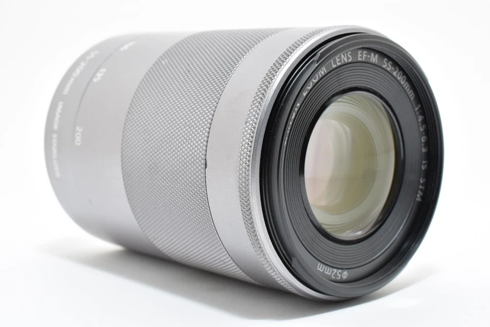 Objectif Canon EF-M 55-200 mm f/4,5-6,3 IS STM argent pour EOS M [Exc+++]... - Photo 4/4