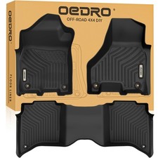 OEDRO Floor Mats Fit for 2019-2025 2026 Ram 2500/3500 Crew Cab with 1st Row B...
