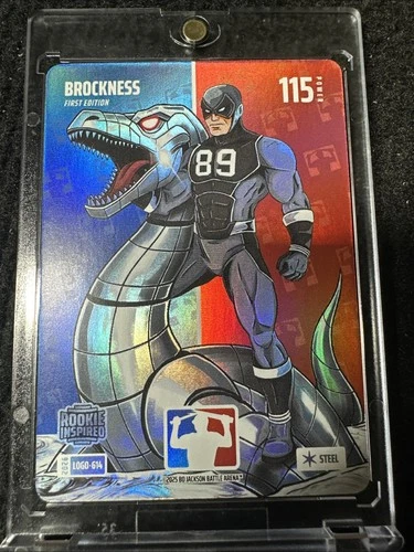2026 Bo Jackson Battle Arena Brock Bowers “Brockness” Steel Logo Foil RC SSP