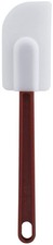 Winco Flat Silicone Spatula, 10-Inch, PSD-10, White