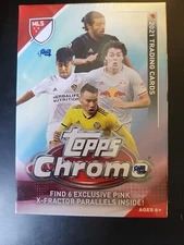 Topps 2021 Chrome MLS Soccer Blaster Box new old stock major league soccer nos