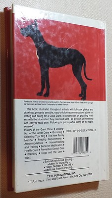 Great Danes by Diane McCarty (1981, Hardcover) Dog / Pet Care ...