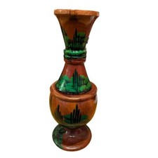 Decorative Wooden Vase Handmade