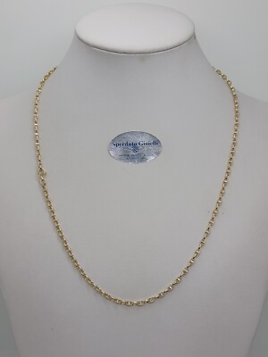 BELLISSIMA COLLANA IN ORO GIALLO(oro 18kt titolo 750%) Made in Italy