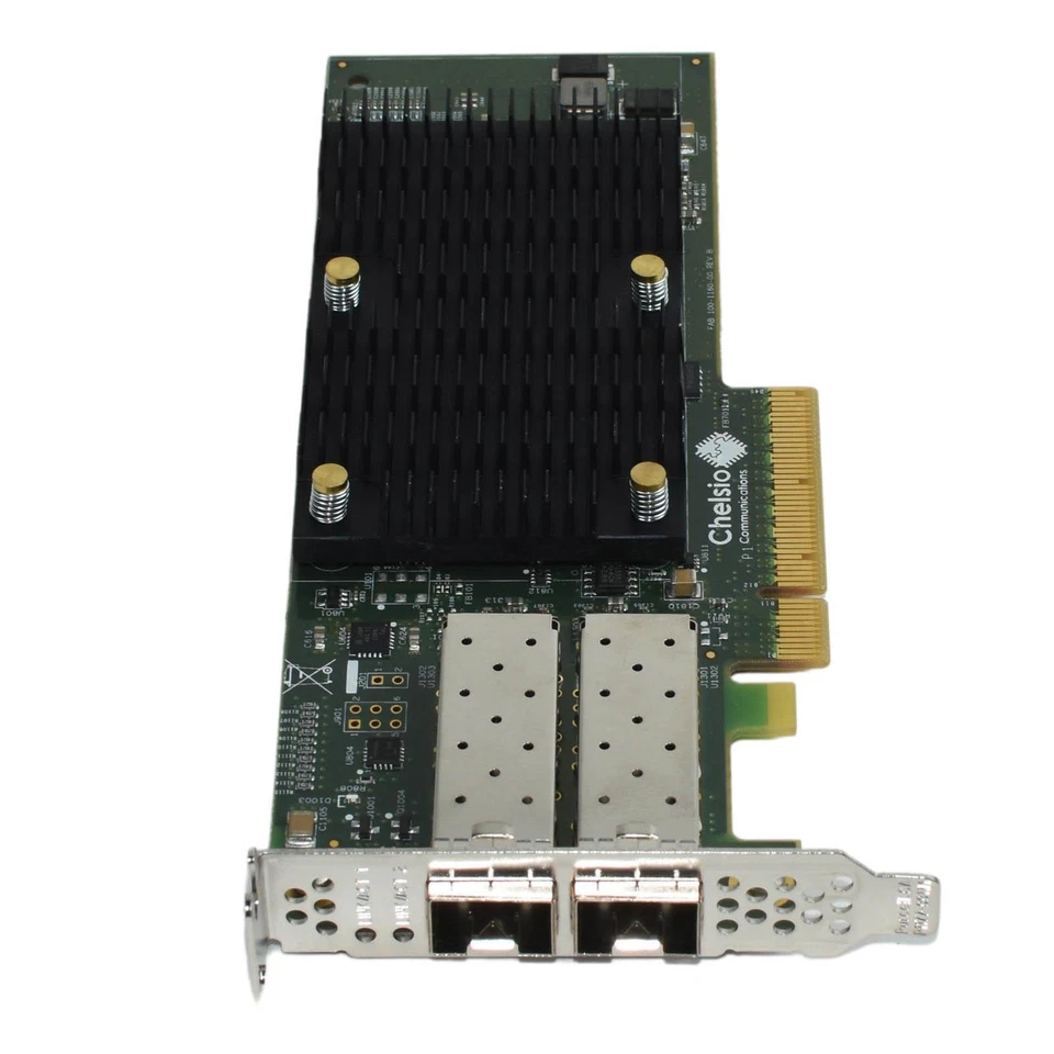 Chelsio T520-LL-CR 10GbE 2-Port SFP+ PCIe Unified Wire Adapter SFF 110-1167-50 - Image 4 of 4