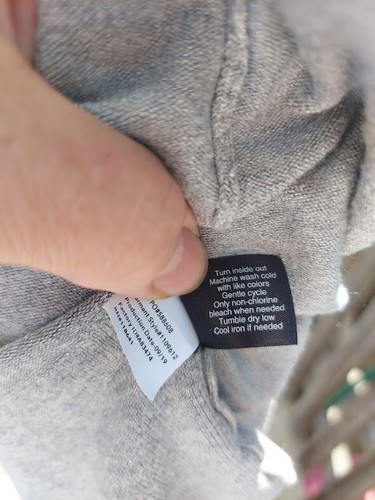 Cárdigan abierto gris para mujer Lane Bryant talla grande 26/28 - suéter ligero suave - Imagen 7 de 7