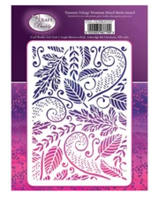 CraftbuddyUS Craft Buddy Fantastic Foliage A5 Premium Mixed Media Stencil-CBST21
