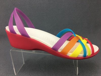 crocs womens huarache wedge sandal shoes