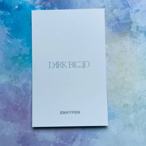 HEESEUNG ENHYPEN DARK BLOOD PhotoCard Mini Album Full Harf New ENGENE PC Weverse - Picture 60 of 60
