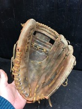 Vintage SPALDING 42-201 Pro Model Softball Baseball Mitt Leather Glove RHT