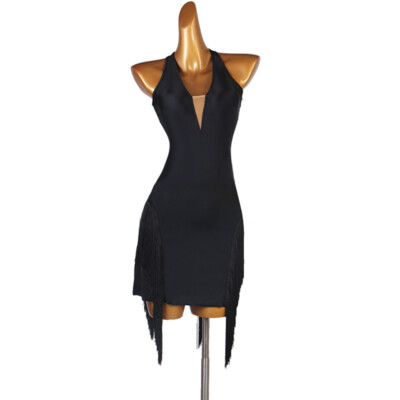 Latin Ballroom Competitio n Dance Dress Modern Waltz Tango Standard Dress#F652