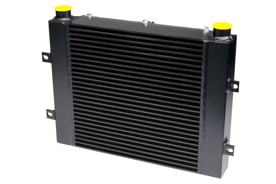 Enfriador de aceite Maxim Mobile con ventilador y cubierta: 12 VDC, 52 GPM, 1 puertos NPT Foto 4 de 4