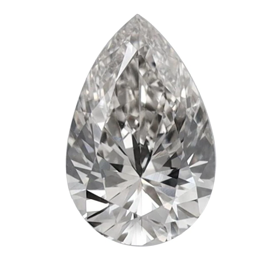 IGI Certified 0.45ct I/VS1 AAA Pear Cut Loose Lab Grown CVD Diamond AB-315 - Image 2 of 4