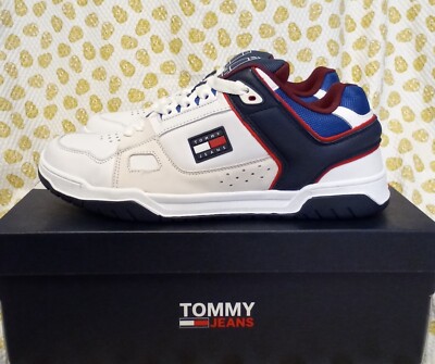 TOMMY HILFIGER JEANS Skate Sneaker Trainers Men's Size 9uk EM0EM01042 Eur  43 UK