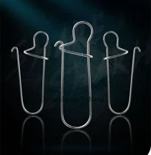 100x Stainless Steel Fishing Swivels Snaps Connect 0-8# Interlock Snap Saltwater