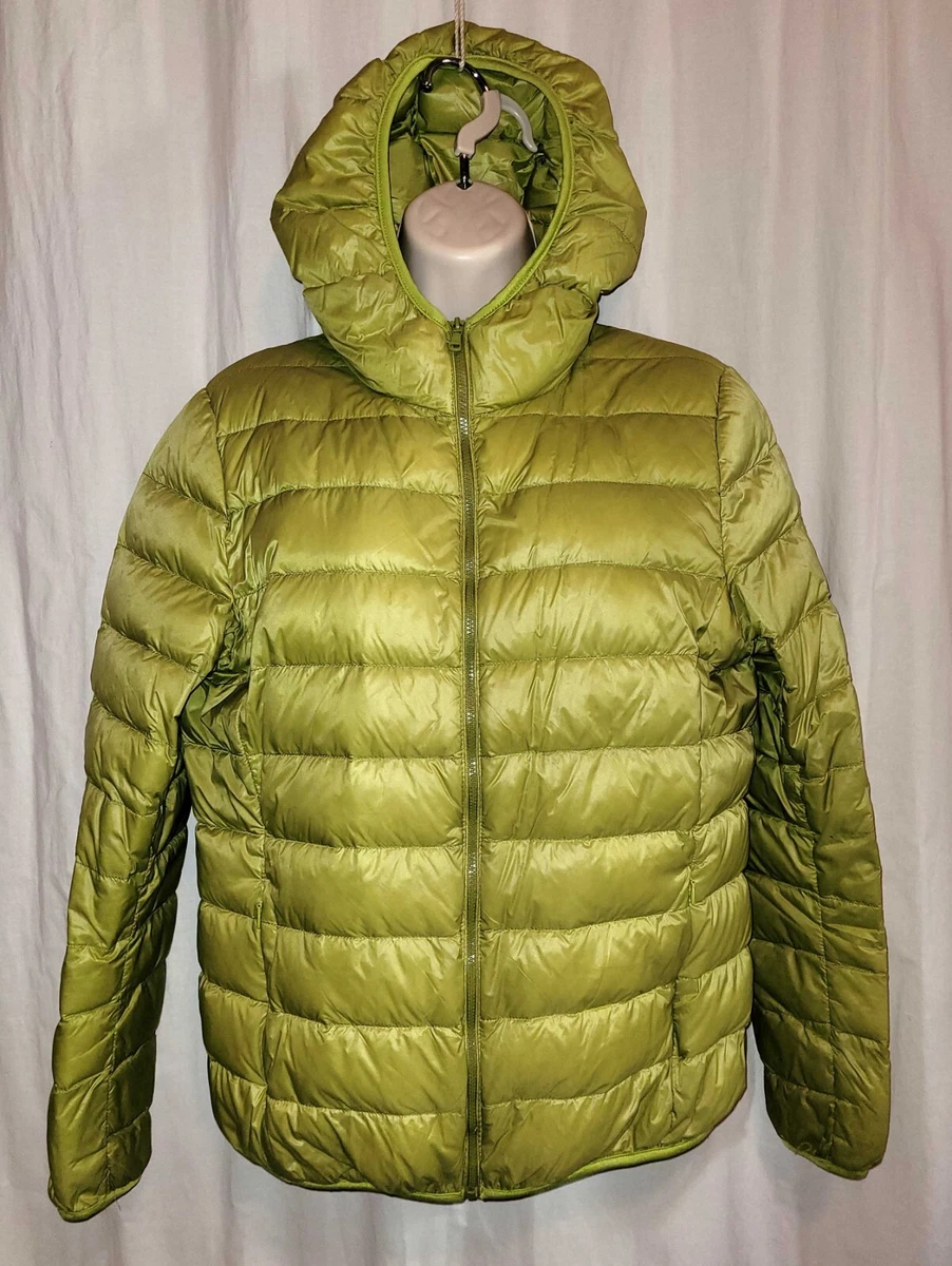 Lime green top down jacket women's