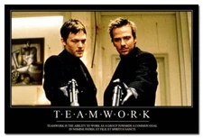 80842 Team Work Motivational Quotes Wall Print Poster US
