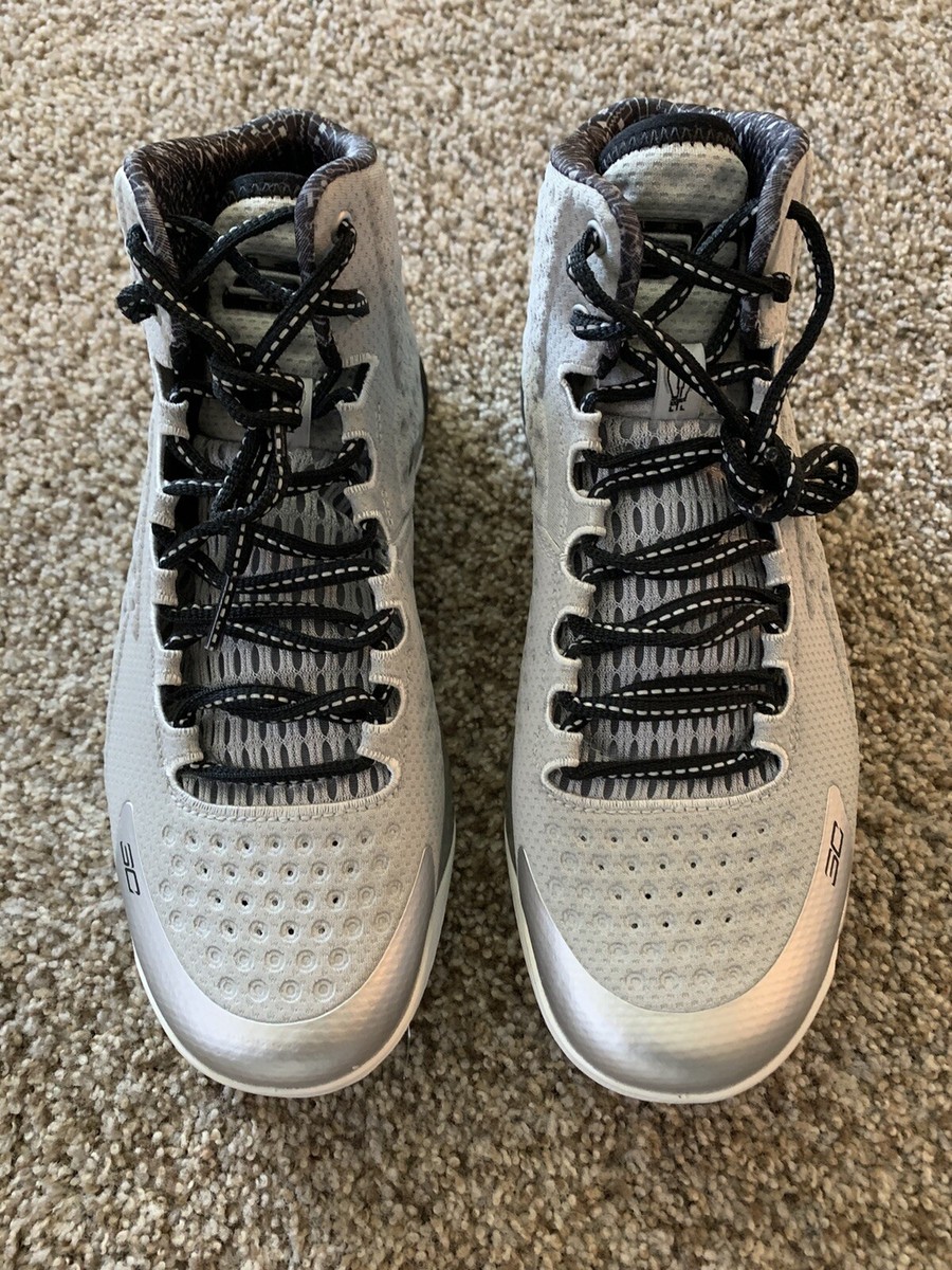 under armour curry 1 retro black history month bhm mens size 7 us