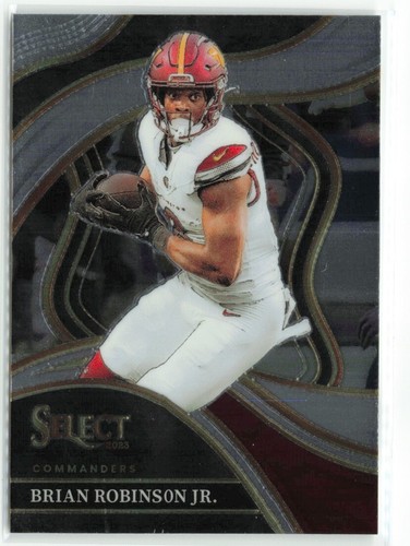 Brian Robinson Jr. /399 2023 Panini Select Orange Prizm Die-Cut | eBay