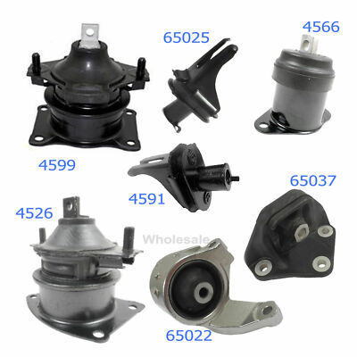MotorKing Engine Motor & Trans Mount Set 7PCS For 07-08 Acura TL 3.2/3.5L Auto