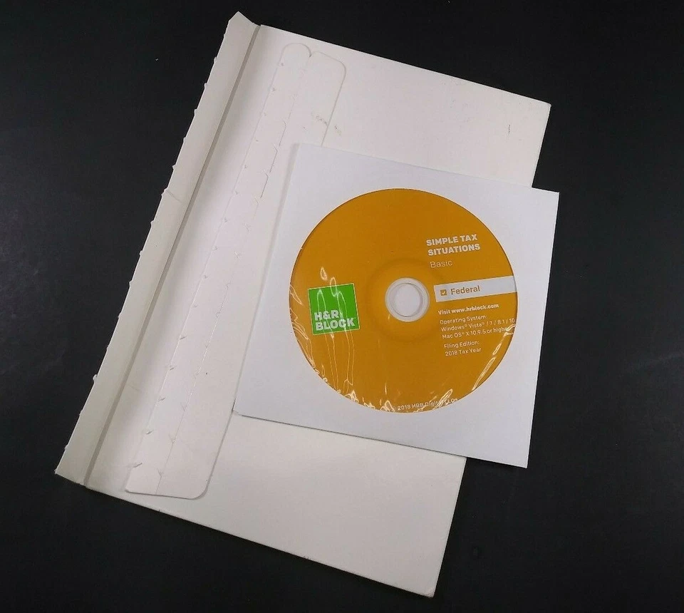 H&R Block Tax Software 2018 Basic Simple Tax Situations Federal - Image 2 of 4