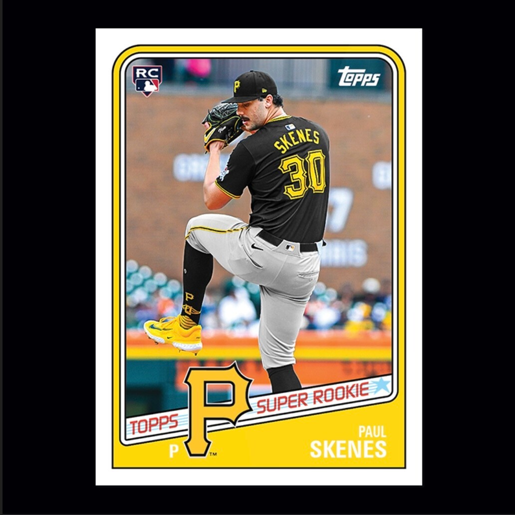 2024 Topps Throwback Thursday Paul Skenes ROOKIE CARD SP Pirates 