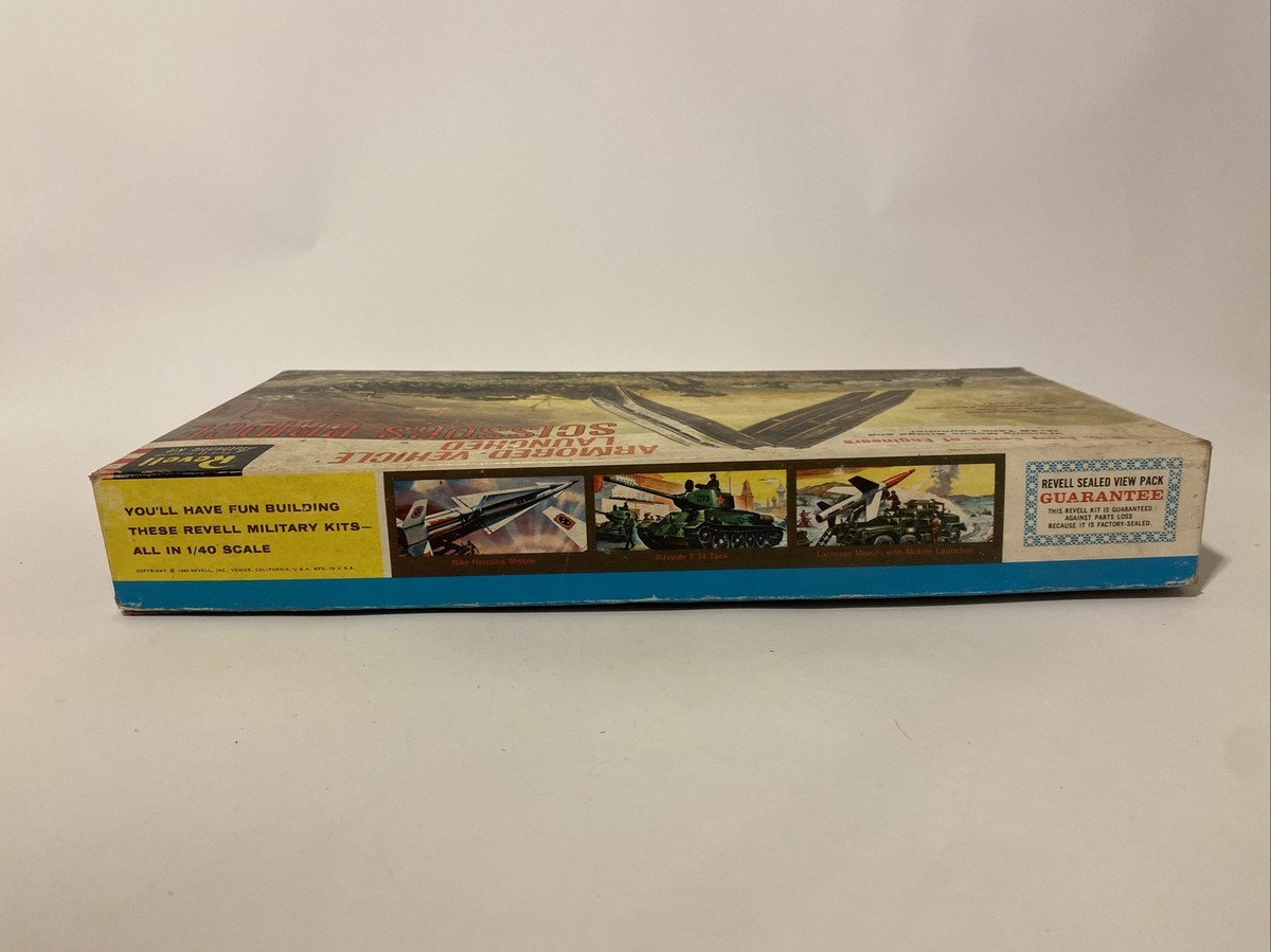 VINTAGE Revell Armored Vehicle Scissors Bridge M48 Tank VINTAGE Revell Armored Vehicle Scissors Bridge M48 Tank