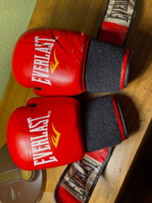 Boxhandschuhe, Muay Thai, Kickboxen, Everlast, Grösse TA 10
