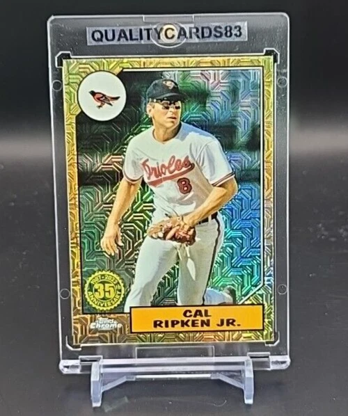 CAL RIPKEN JR BRONZE MOJO REFRACTOR SILVER PACK WITH CASE BALTIMORE ORIOLES - Image 4 of 4