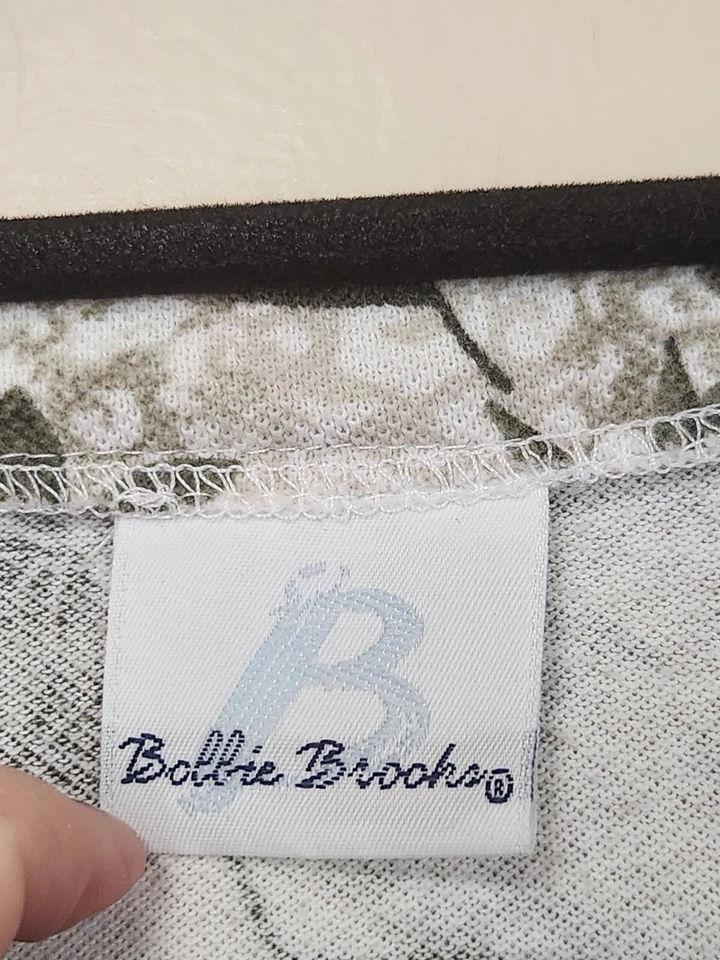 Camisa hawaiana verde vintage Bobbie Brooks para mujer talla grande Foto 2 de 3