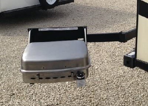 Bumper Grill Attachment Arm RV Camper Fifth Wheel Pop Up Tent Camp Grilling Beam - Picture 3 of 3