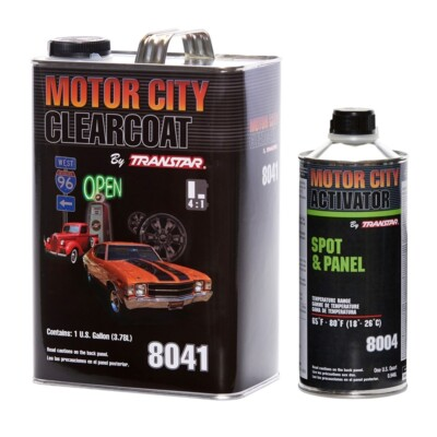 #ad Transtar Motorcity Clearcoat 8041 with 8004 Fast Activator FREE SHIPPING $99.28